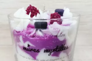 Bougie de Malou fruits rouges